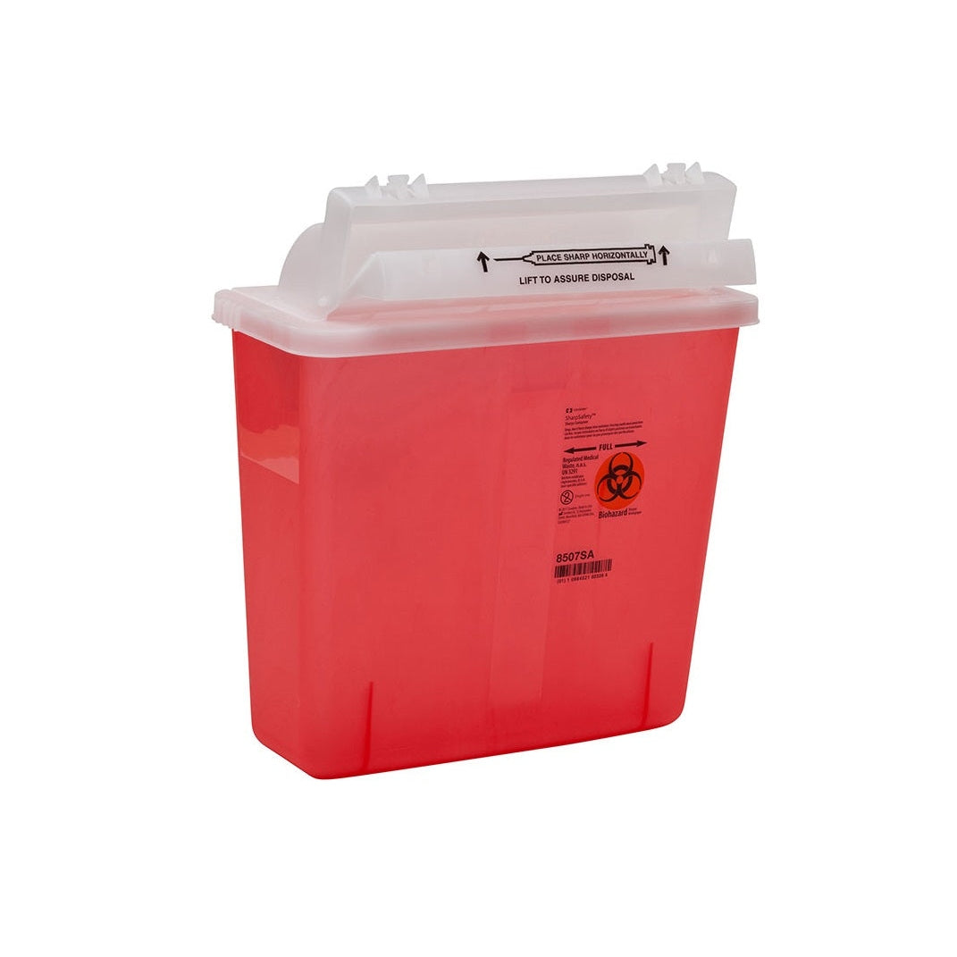 Kendall-SharpSafety In Room Sharps Container, 5qt-MedTech-2